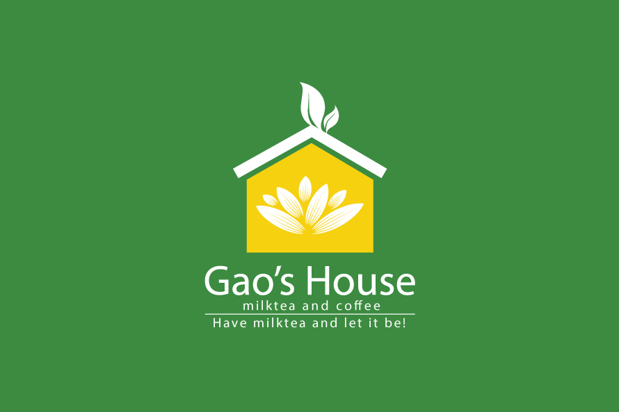 THIẾT KẾ LOGO QUÁN CAFE GAO'S HOUSE