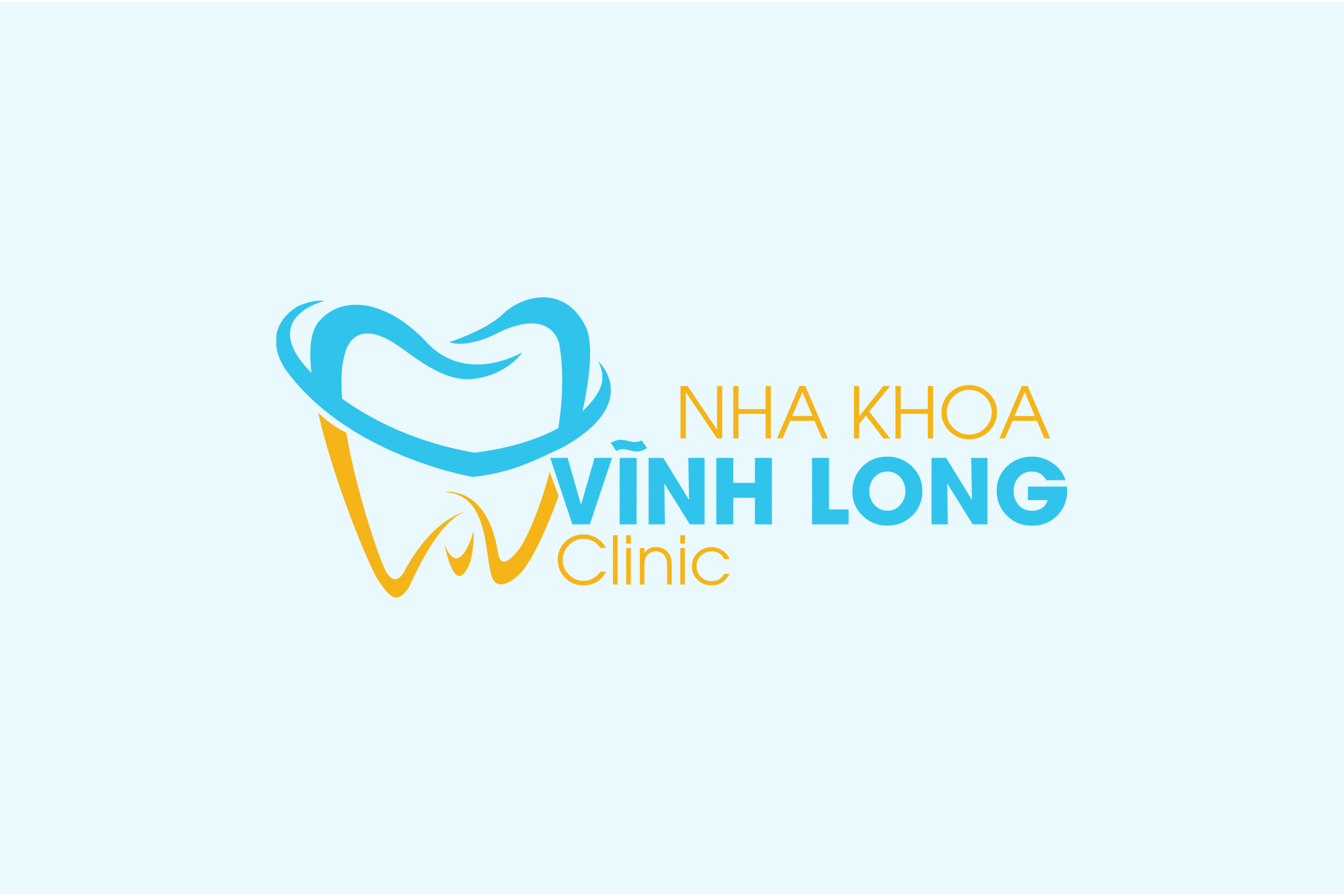 THIẾT KẾ LOGO NHA KHOA VĨNH LONG CLINIC