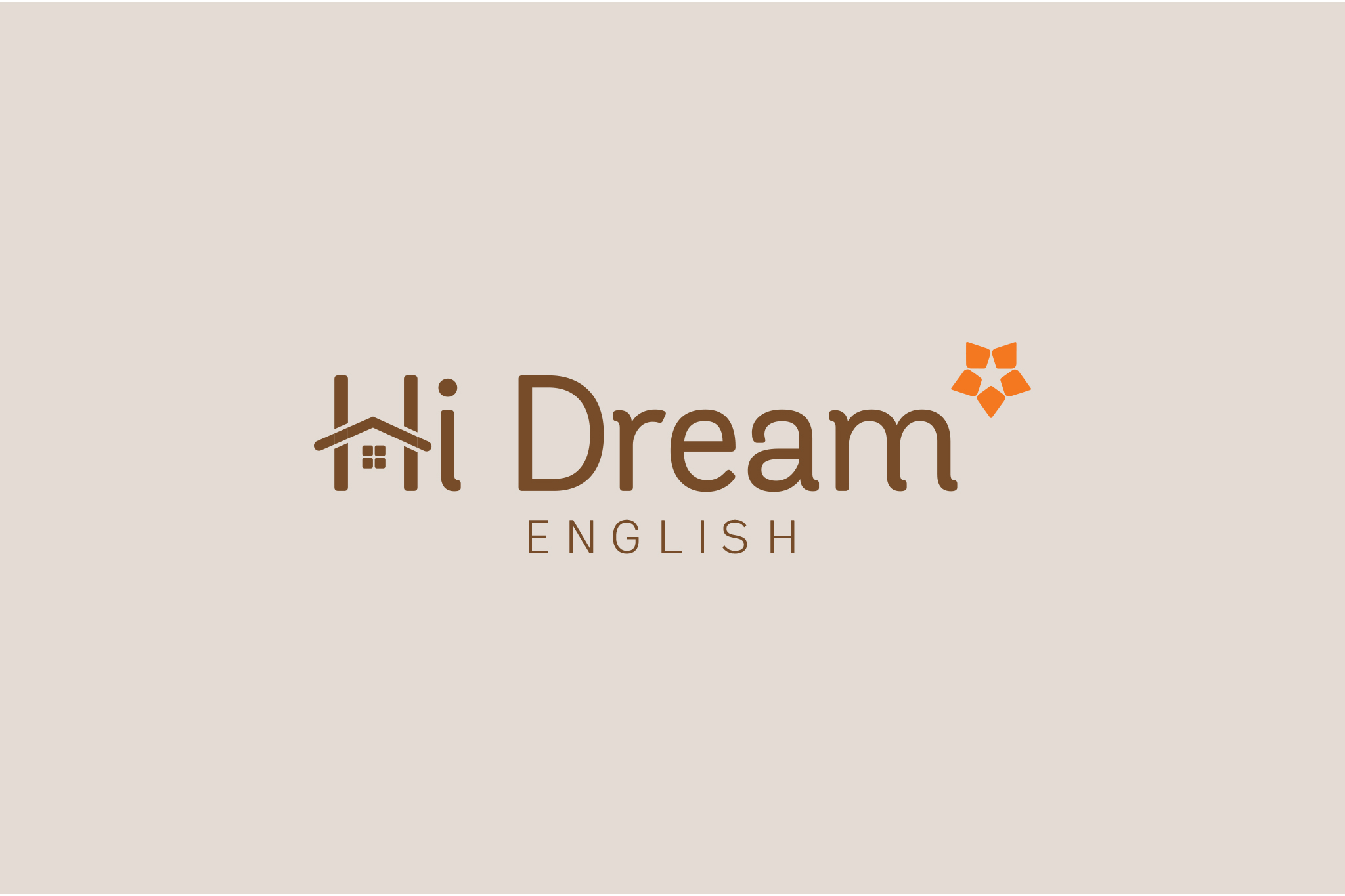 THIẾT KẾ LOGO HI DREAM ENGLISH