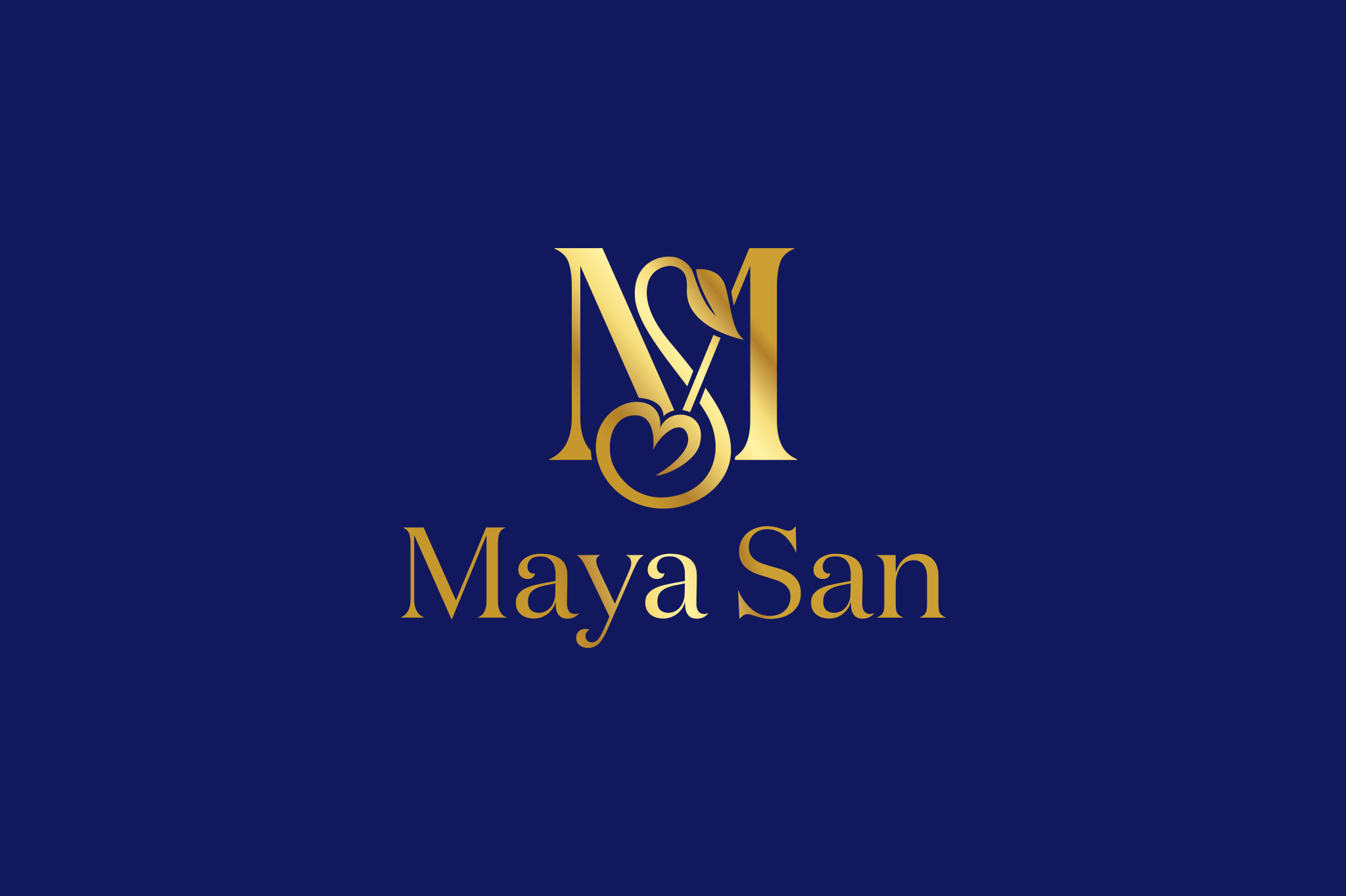 THIẾT KẾ LOGO SỨC KHỎE MAYA SAN