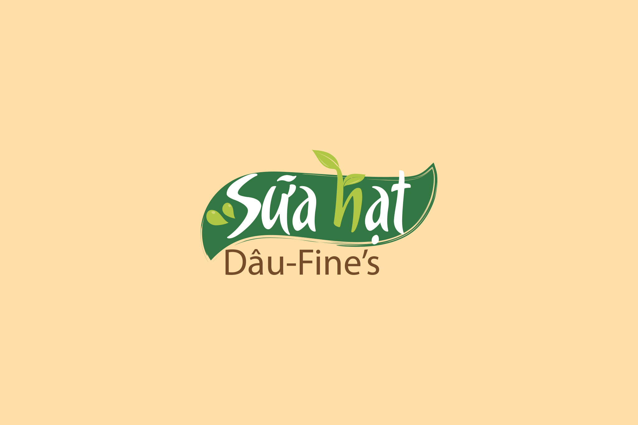  THIẾT KẾ LOGO SỮA HẠT DÂU – FINE’S