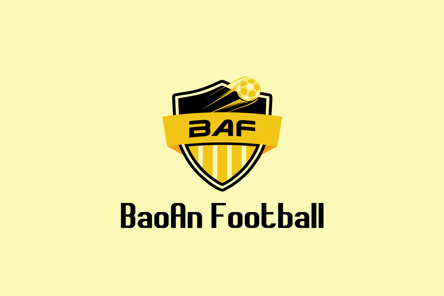 THIẾT KẾ LOGO BẢO AN FOOTBALL 