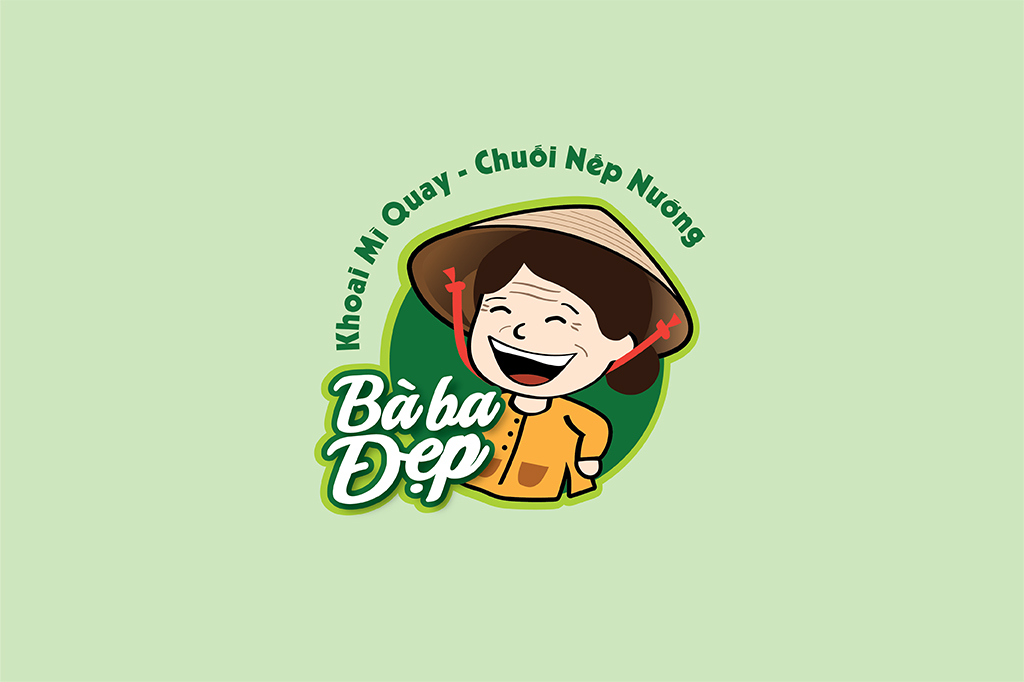 THIẾT KÊ LOGO ĐỒ ĂN BÀ BA ĐẸP