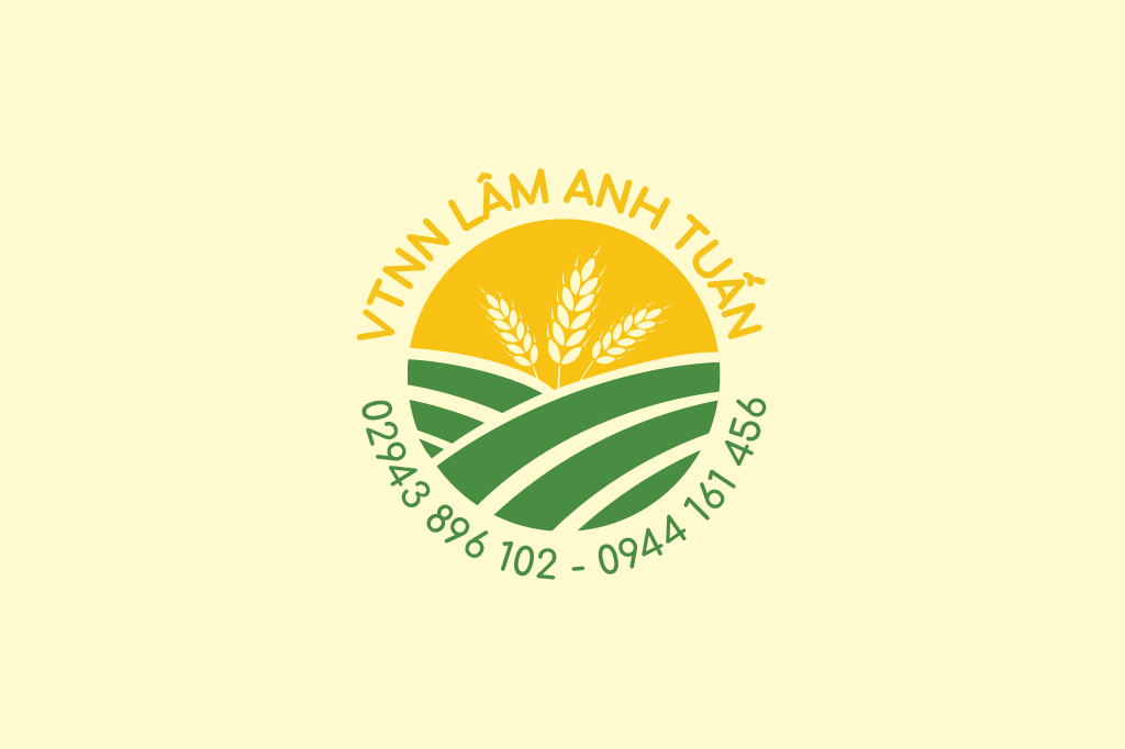 THIẾT KẾ LOGO KINH DOANH VẬT TƯ NÔNG NGHIỆP LÂM ANH TUẤN 