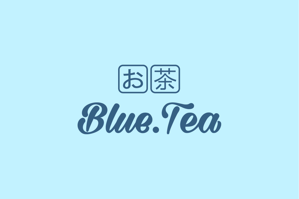 THIẾT KẾ LOGO NƯỚC UỐNG BLUE TEA