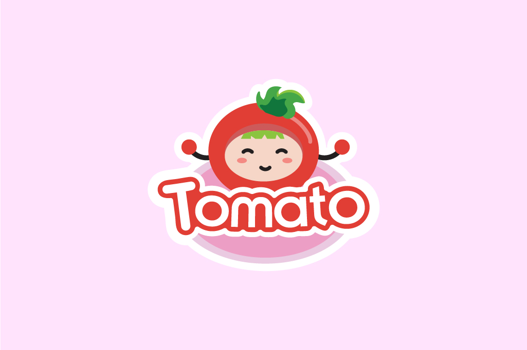 THIẾT KẾ LOGO THỜI TRANG  TRẺ EM TOMATO