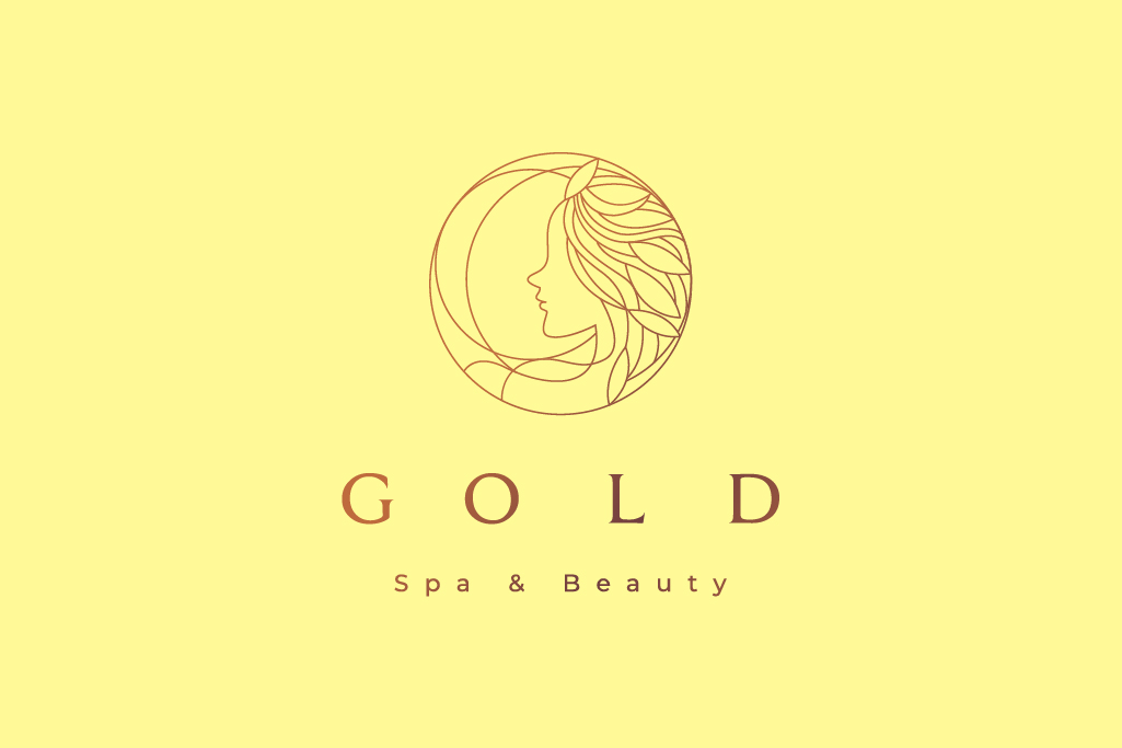 THIẾT KẾ LOGO HỆ THỐNG LÀM ĐẸP GOLD SPA & BEAUTY