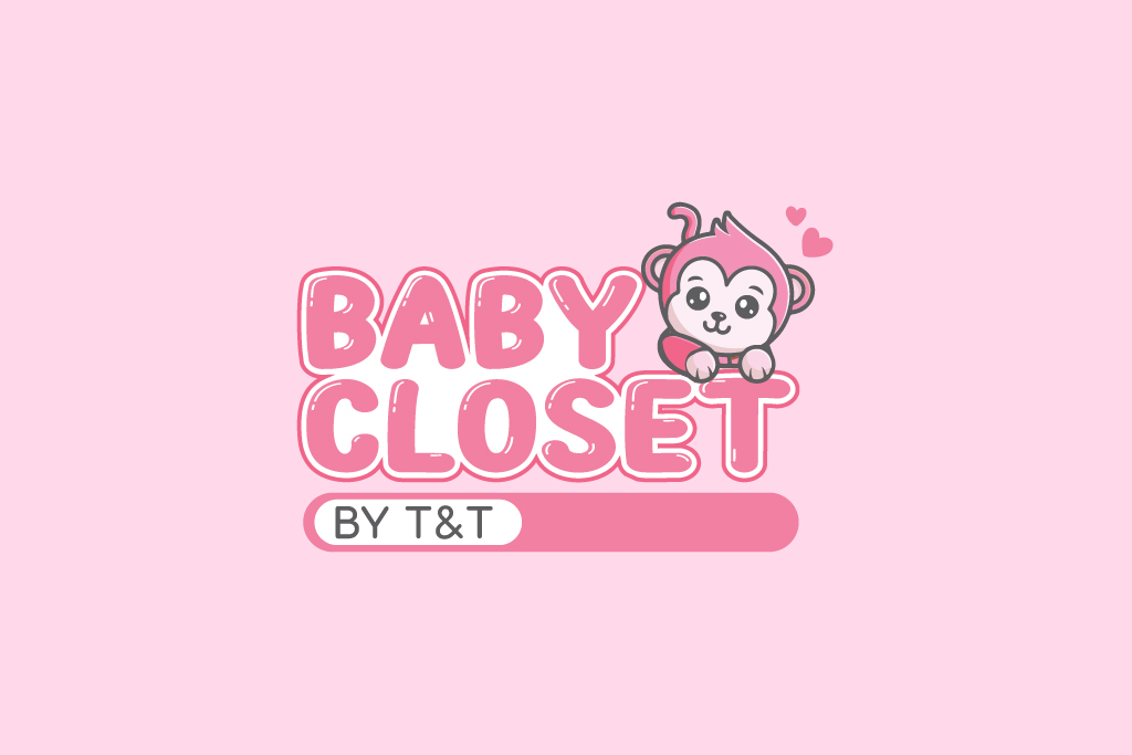 THIẾT KẾ LOGO THỜI TRANG MẸ & BÉ BABY CLOSET BY T&T