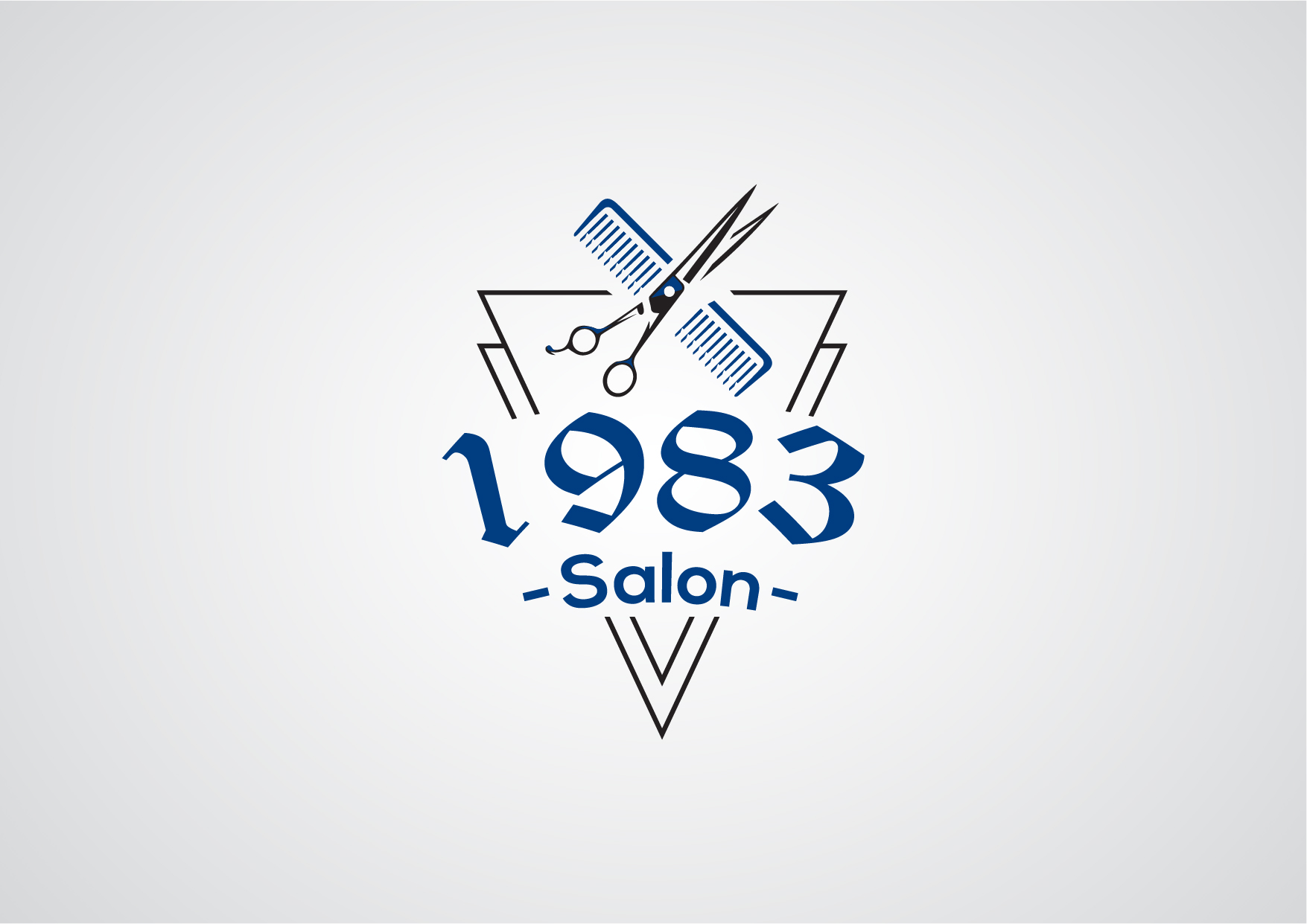 THIẾT KẾ LOGO SALON TÓC 1983 SALON