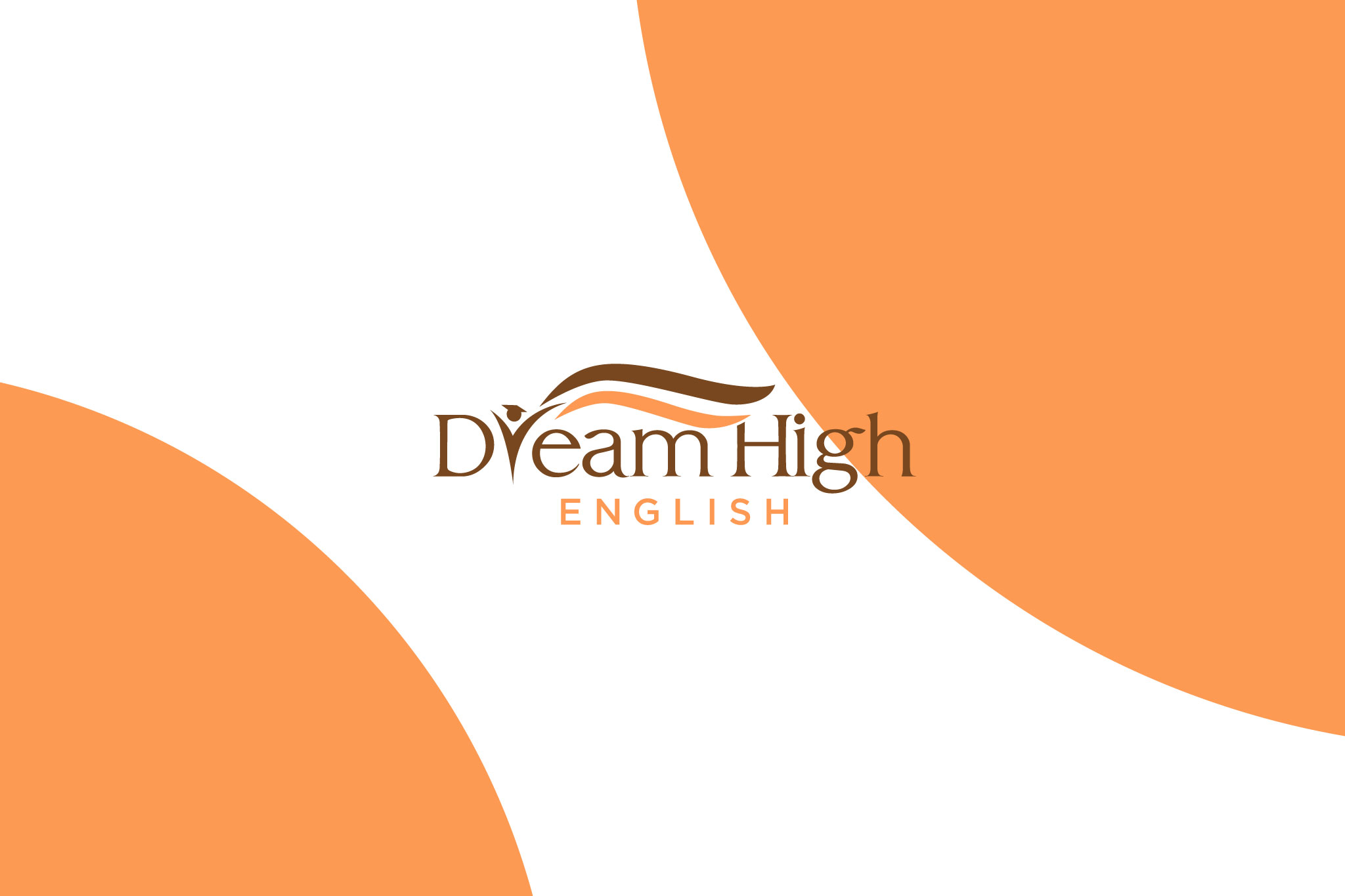 THIẾT KẾ LOGO GIÁO DỤC DREAM HIGH ENGLISH