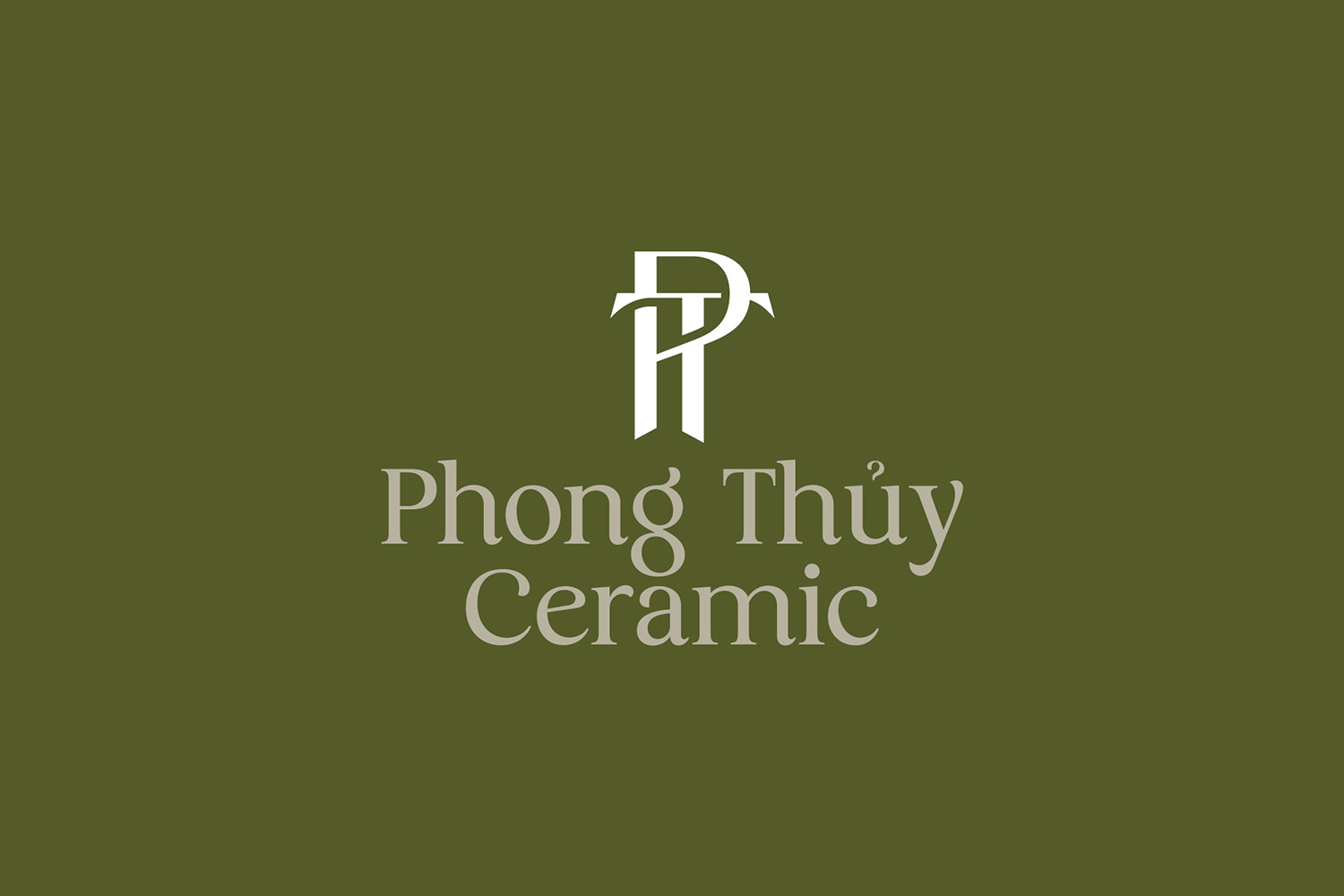 THIẾT KẾ LOGO GỐM SỨ PHONG THUỶ CERAMIC