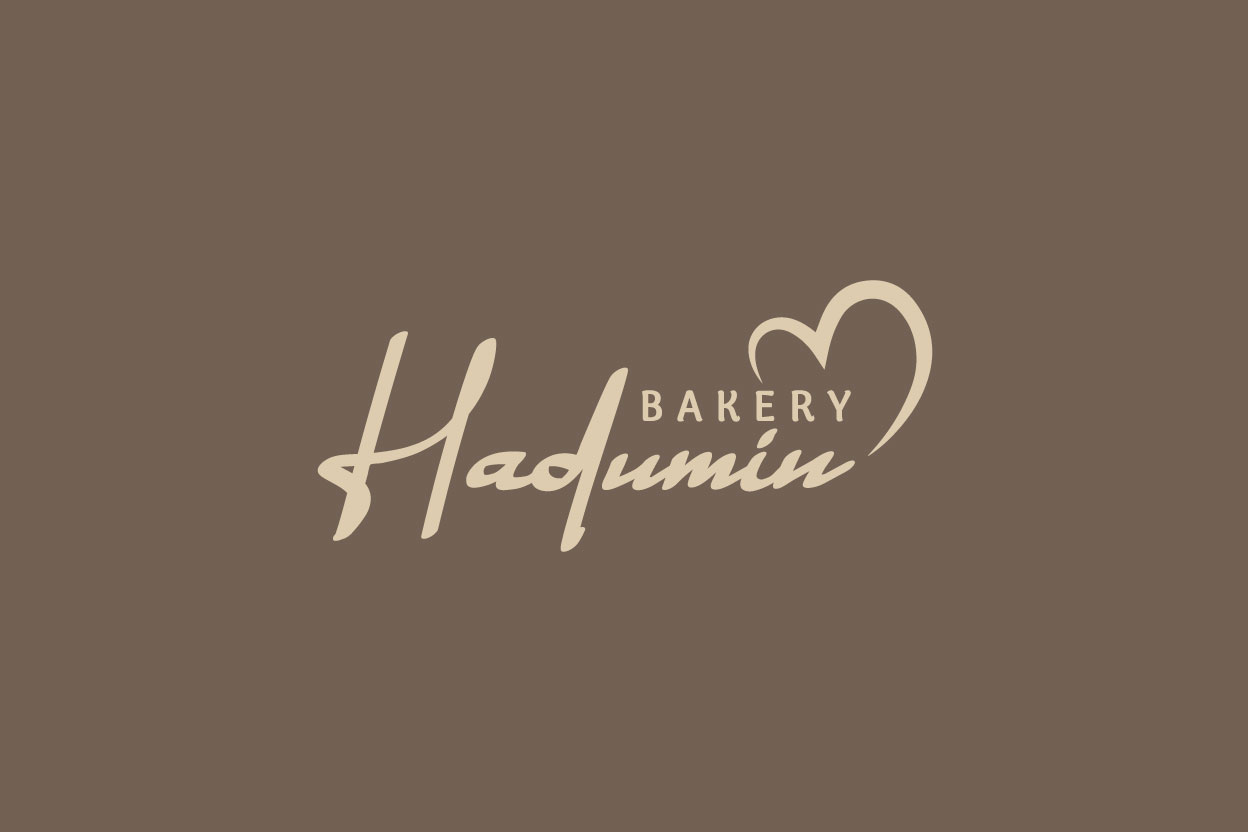 THIẾT KẾ LOGO TIỆM BÁNH HADUMIN BAKERY