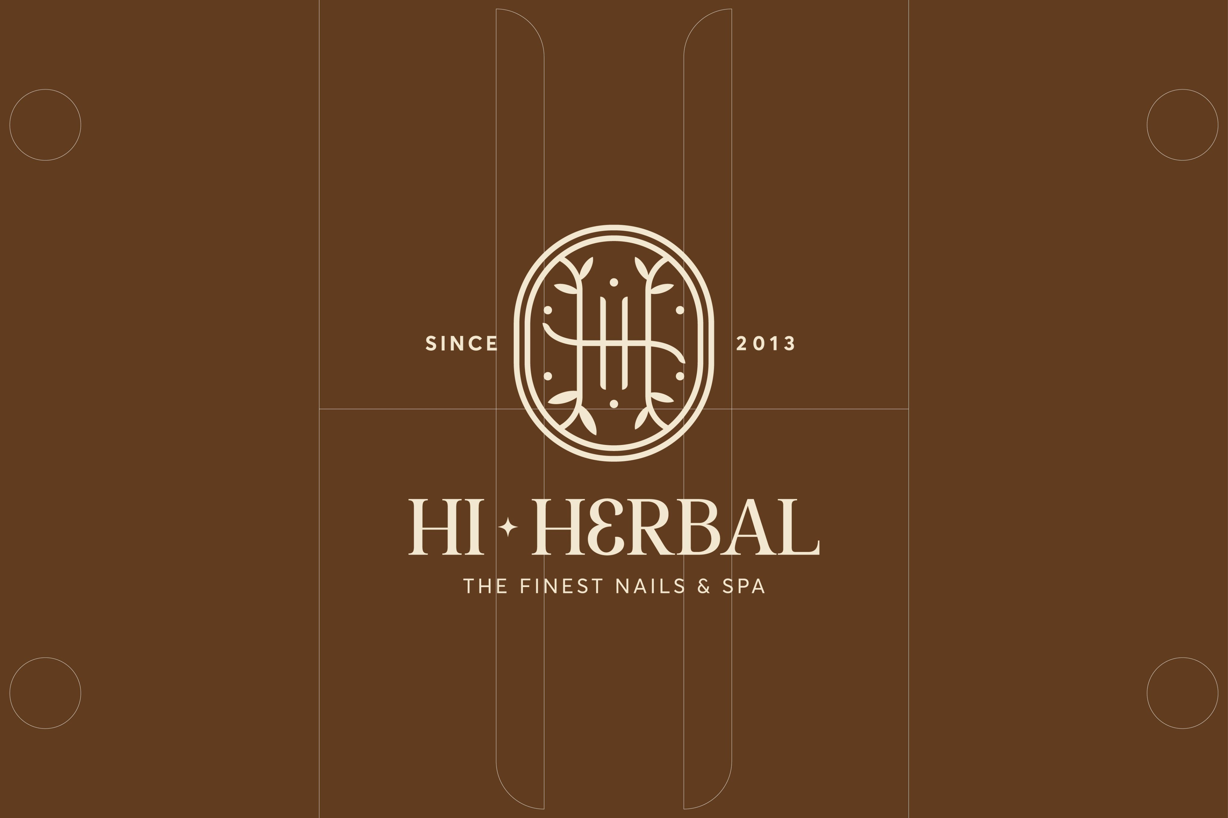 THIẾT KẾ LOGO THẨM MỸ VIỆN HI HERBAL