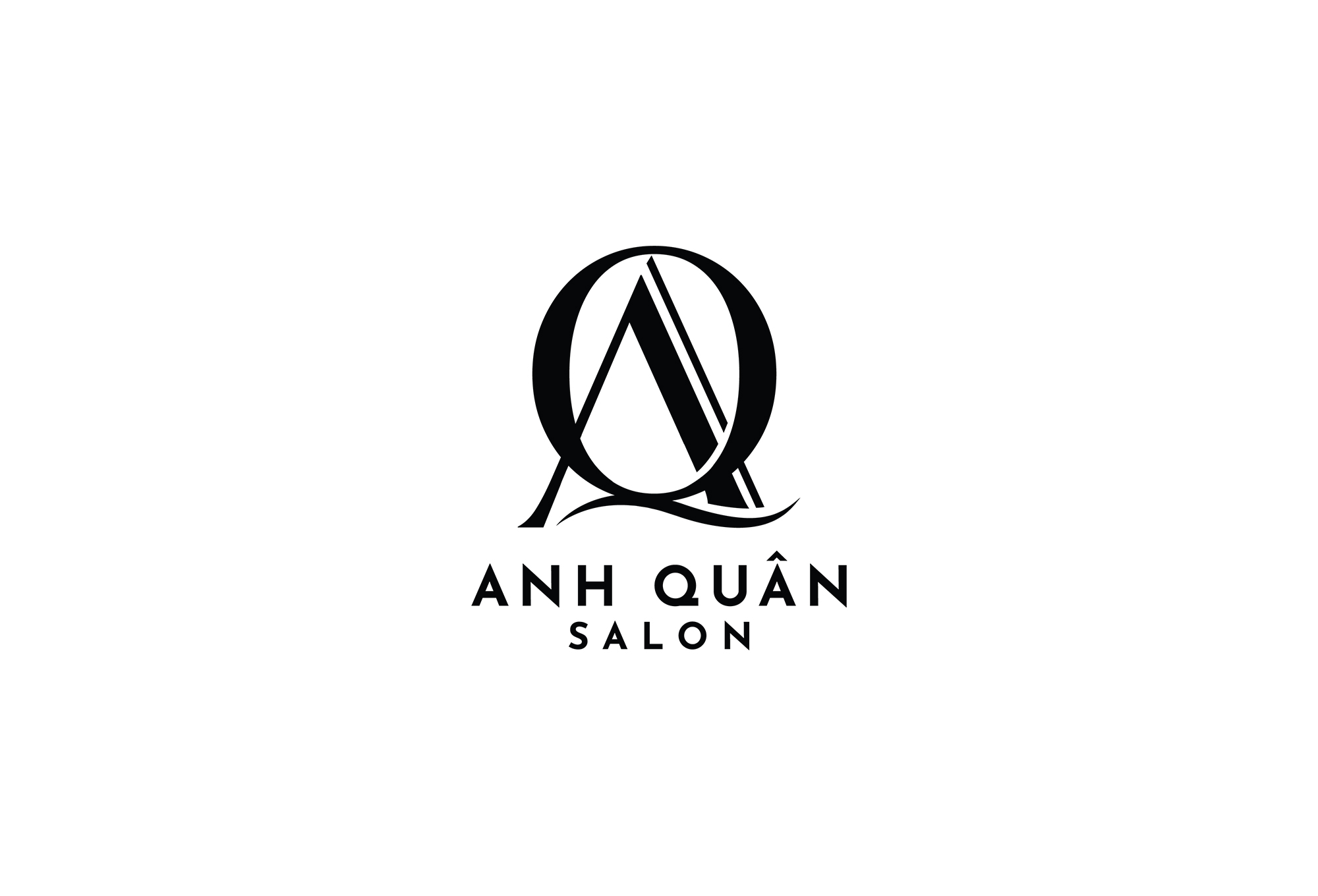 THIẾT KẾ LOGO SALON TÓC ANH QUAN SALON