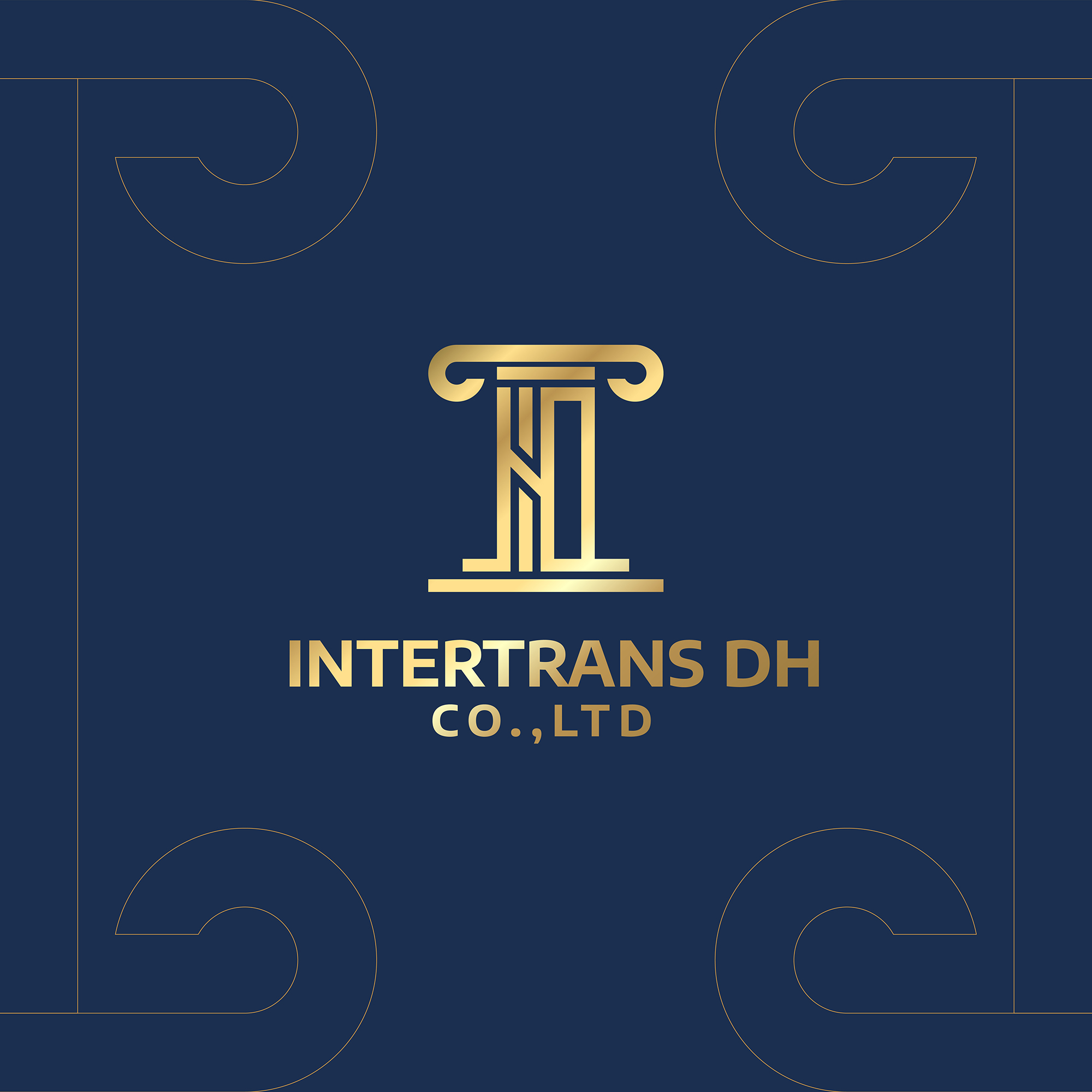 THIẾT KẾ LOGO CÔNG TY LUẬT INTERTRANS DH