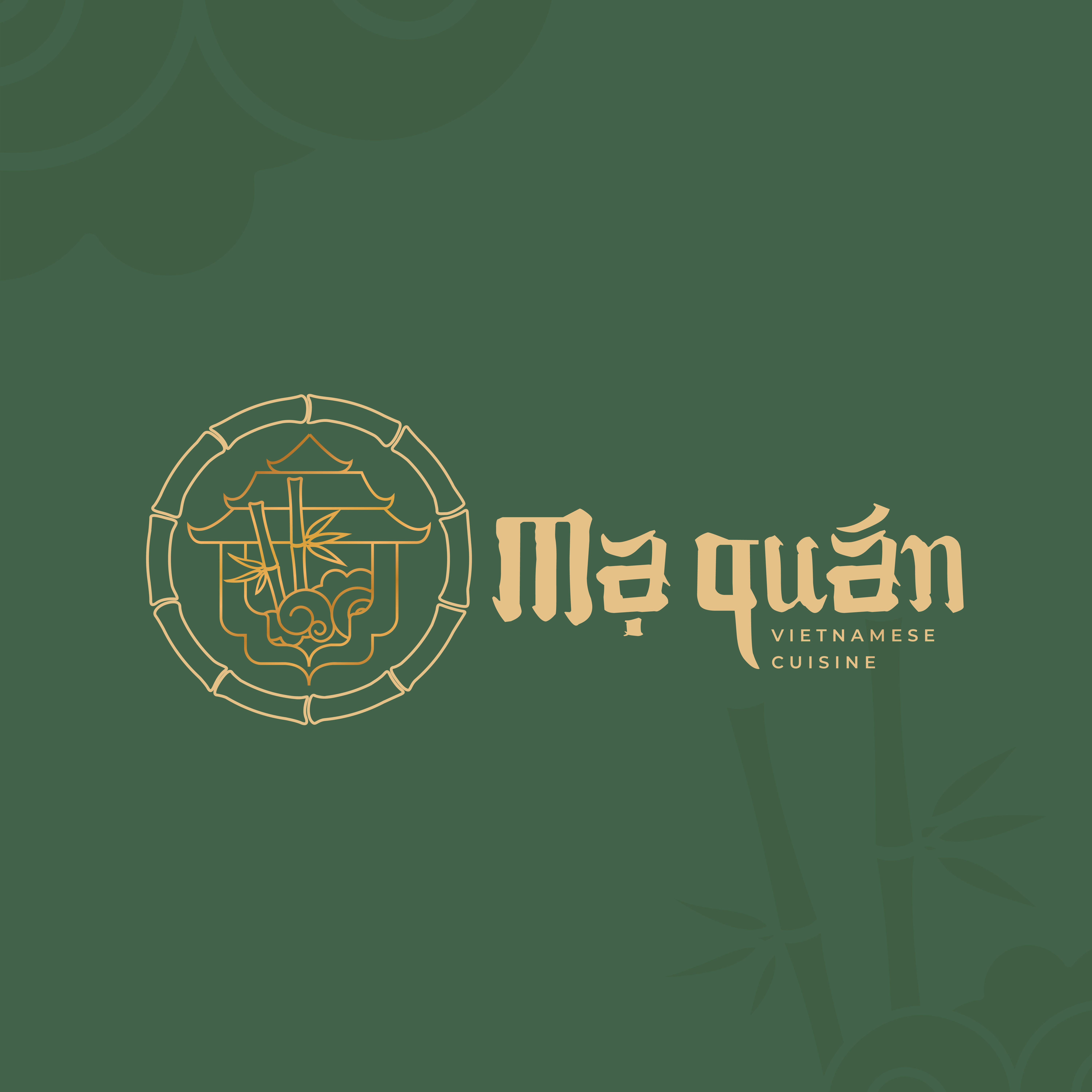 THIẾT KẾ BỘ NHẬN DIỆN NHÀ HÀNG VIỆT MẠ QUÁN