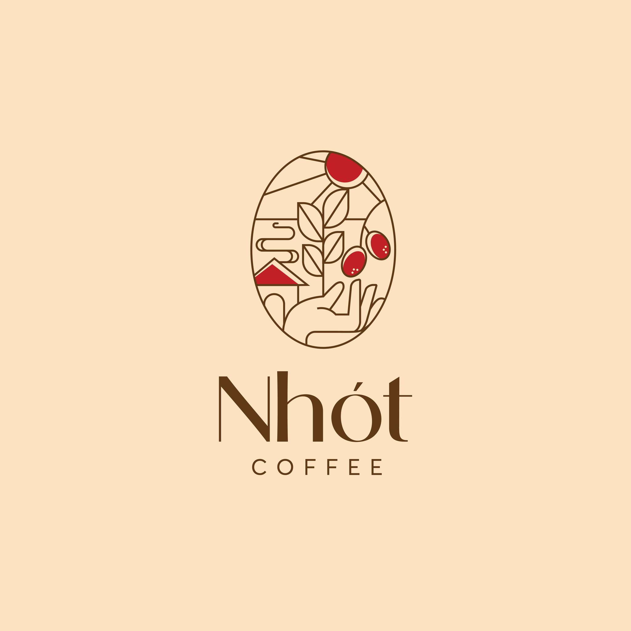 THIẾT KẾ NHẬN DIỆN THƯƠNG HIỆU NHÓT COFFEE