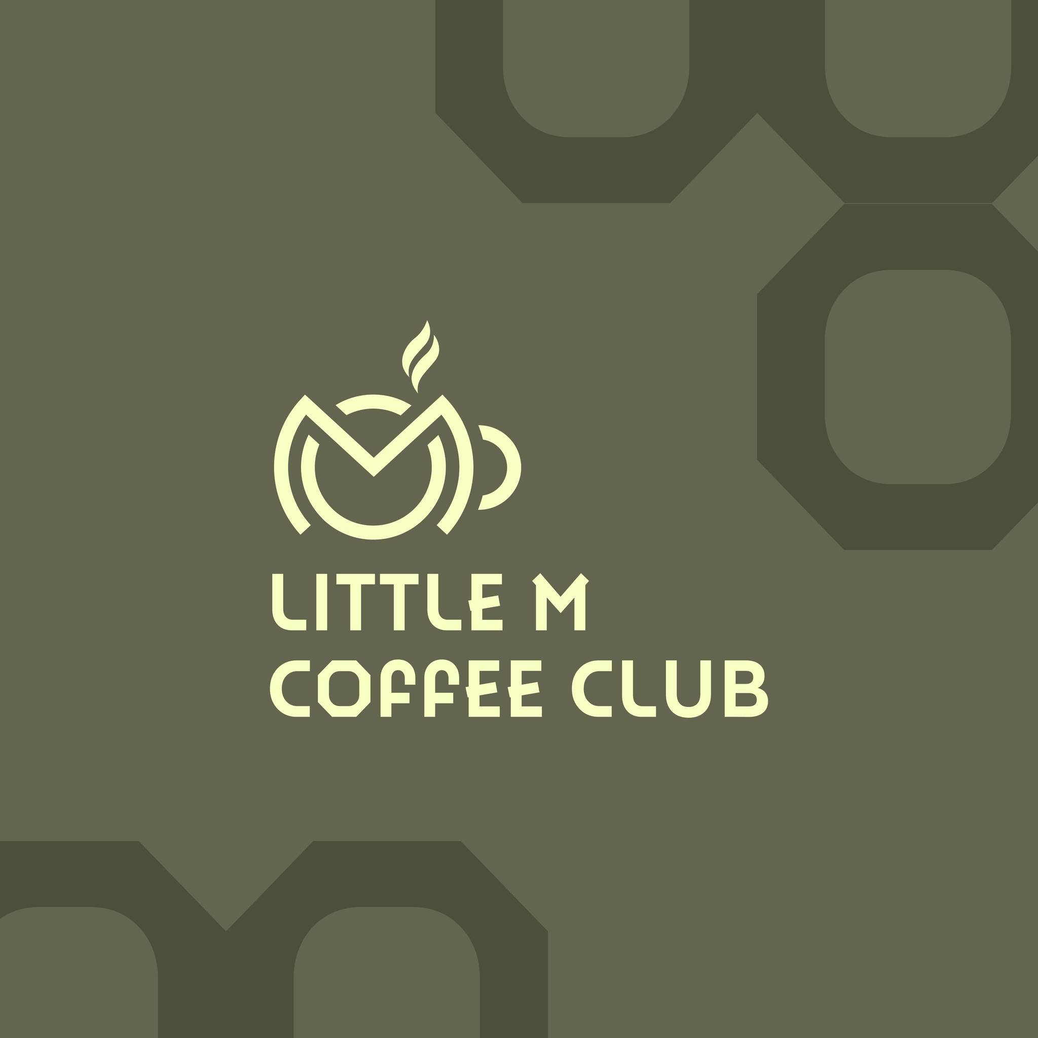 THIẾT KẾ LOGO CÀ PHÊ LITTLE M COFFEE CLUB