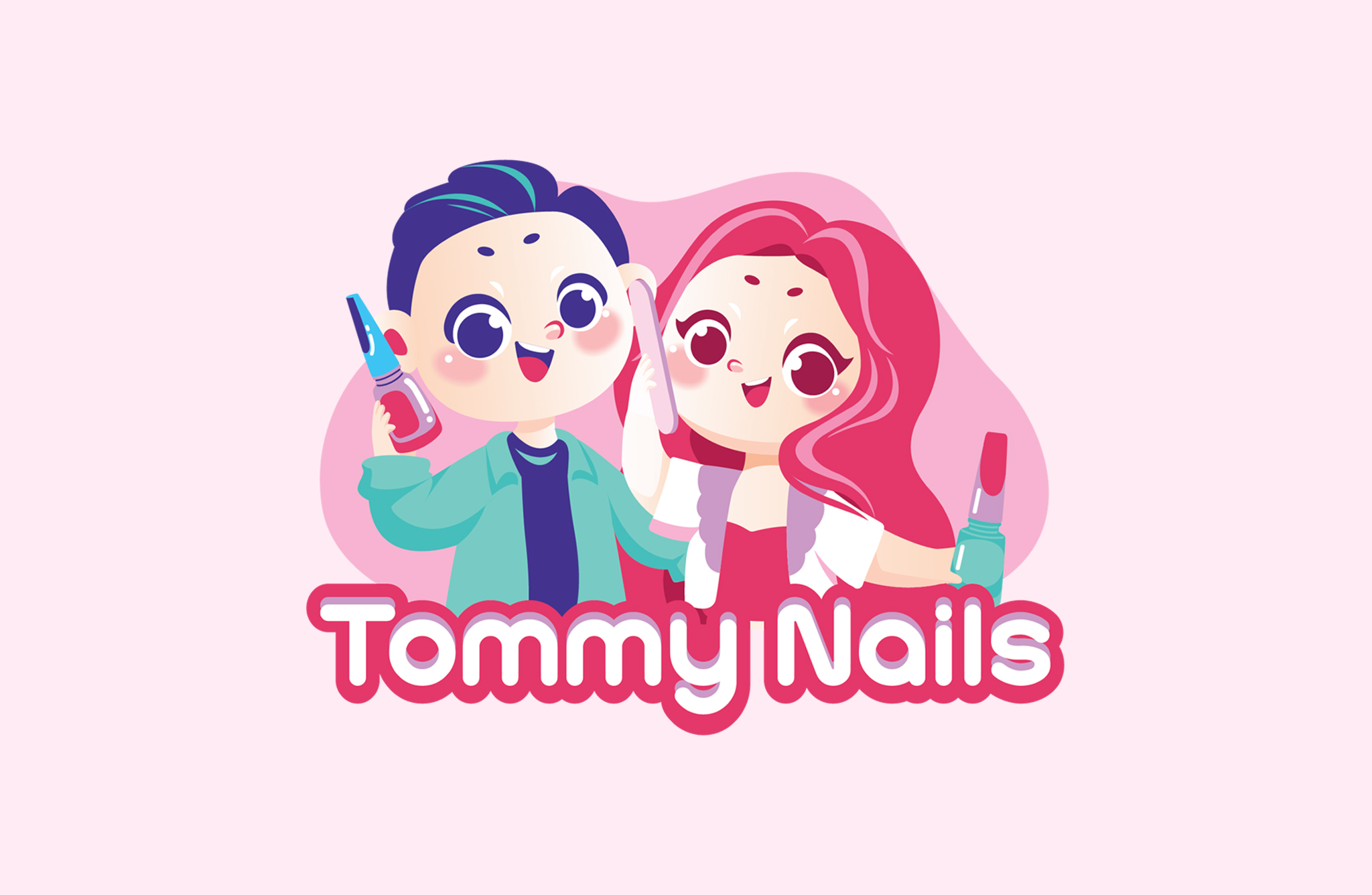 THIẾT KẾ LOGO NAILS TOMMY NAILS