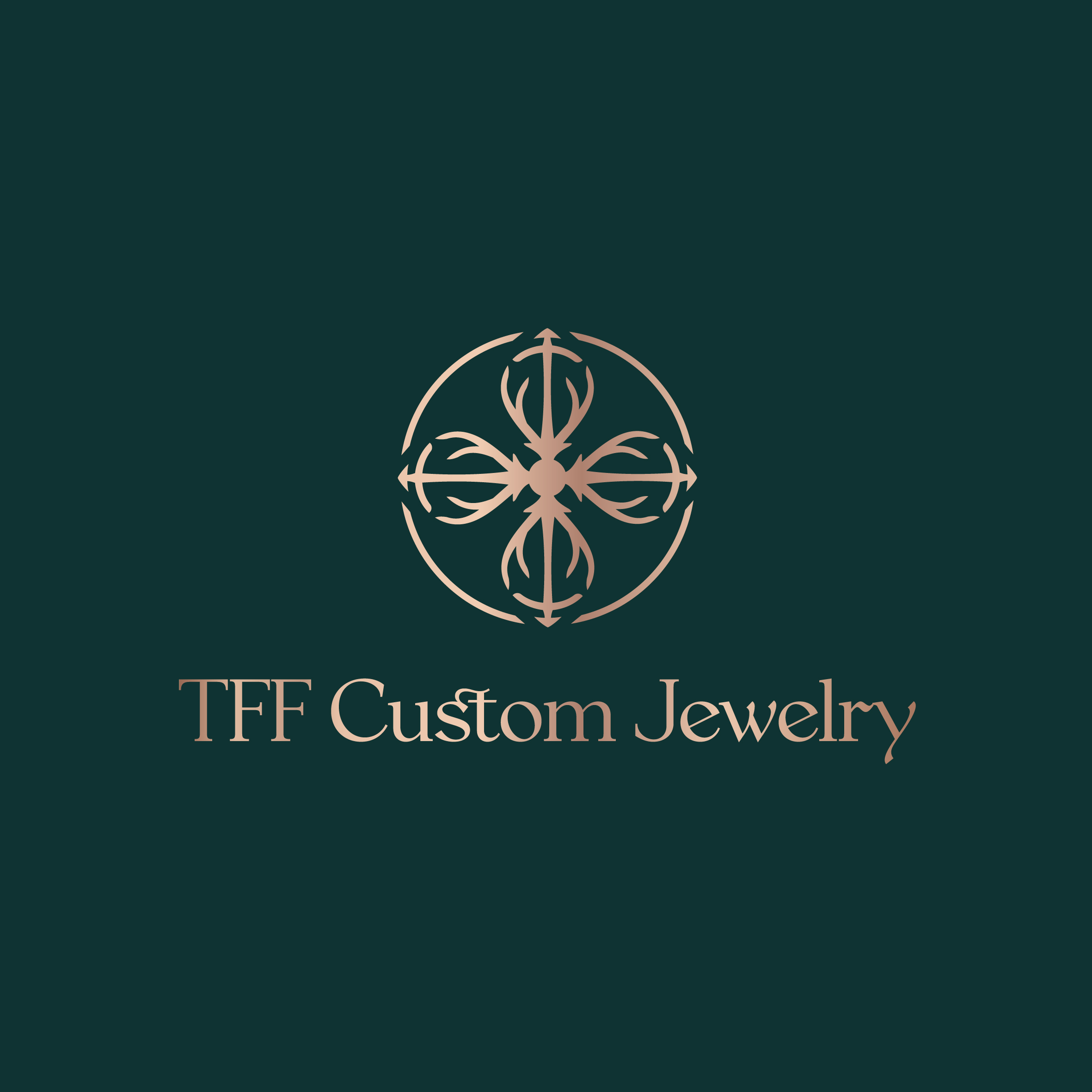 THIẾT KẾ LOGO TRANG SỨC TFF CUSTOM JEWELRY 