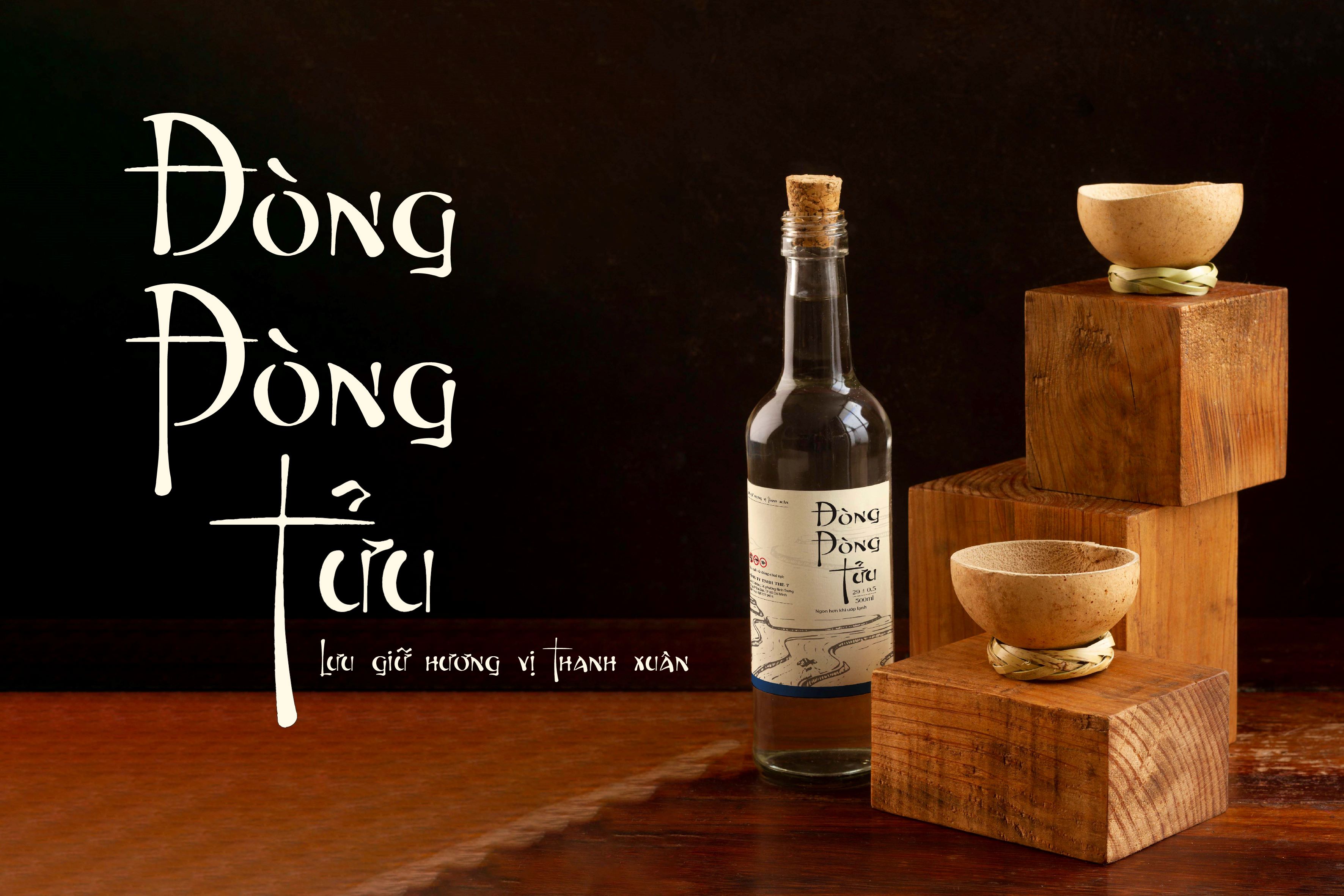 THIẾT KẾ BAO BÌ RƯỢU ĐÒNG ĐÒNG TỬU