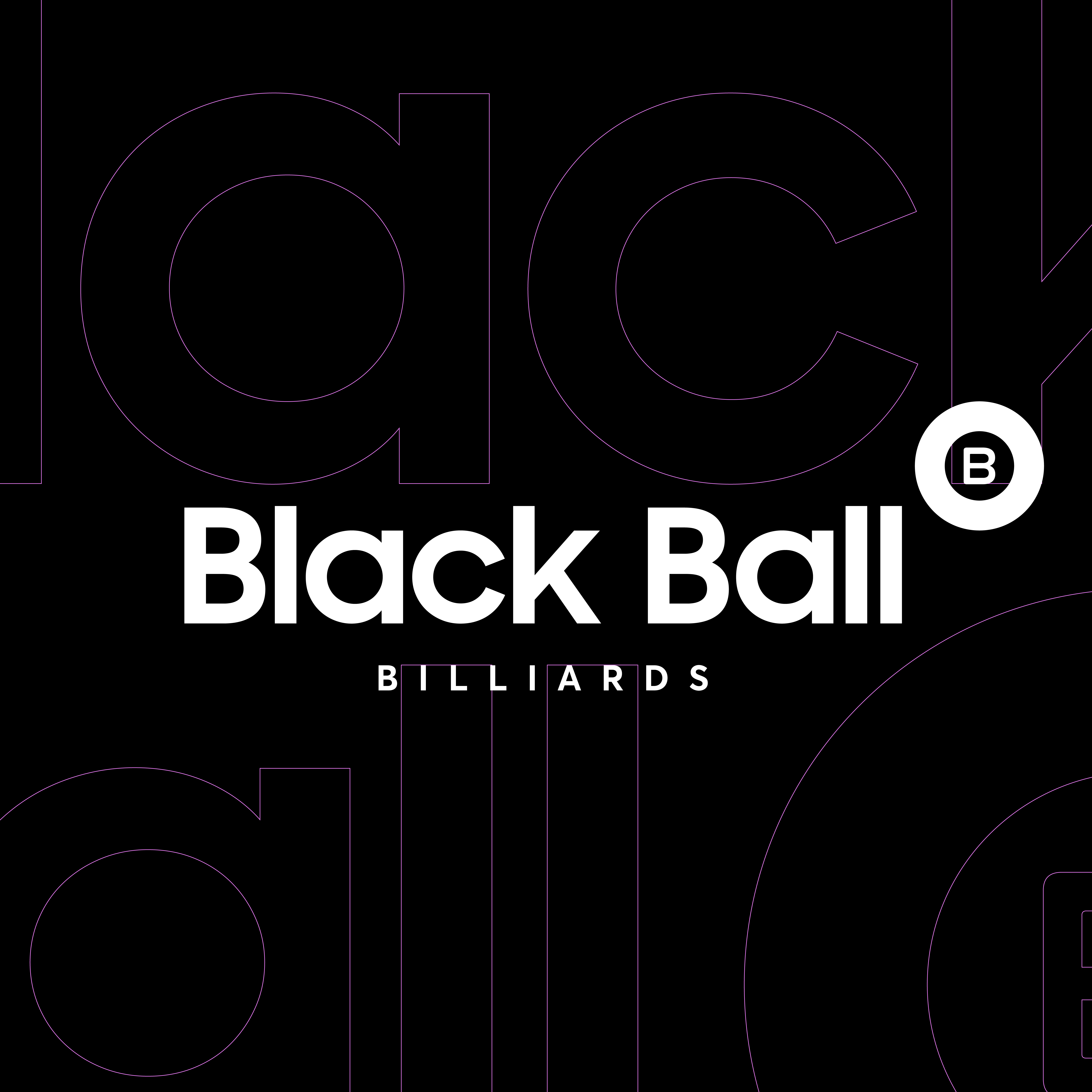 THIẾT KẾ LOGO BI A BLACK BALL BILLIARDS 