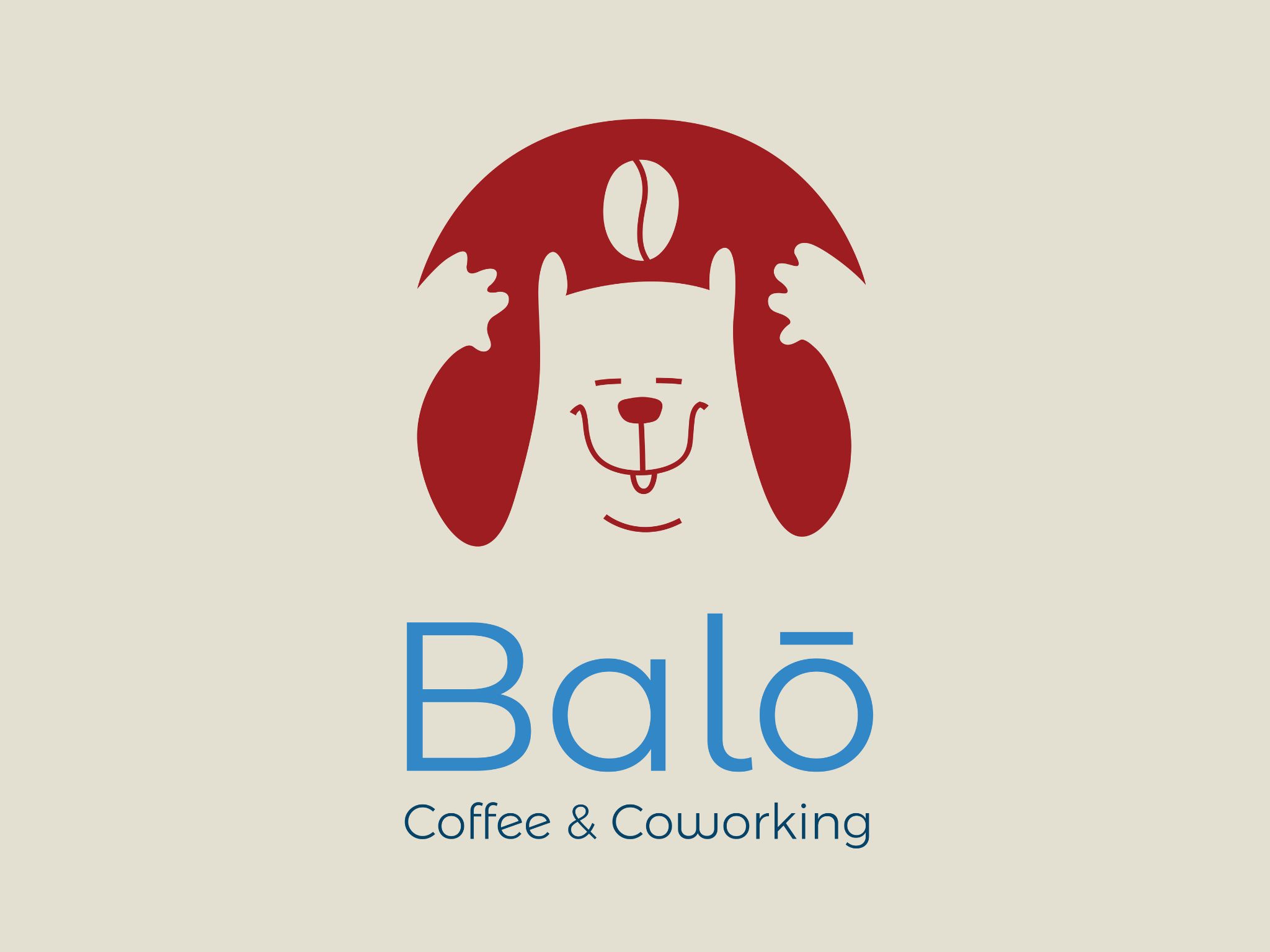THIẾT KẾ LOGO QUÁN CAFE COWORKING SPACE BALO