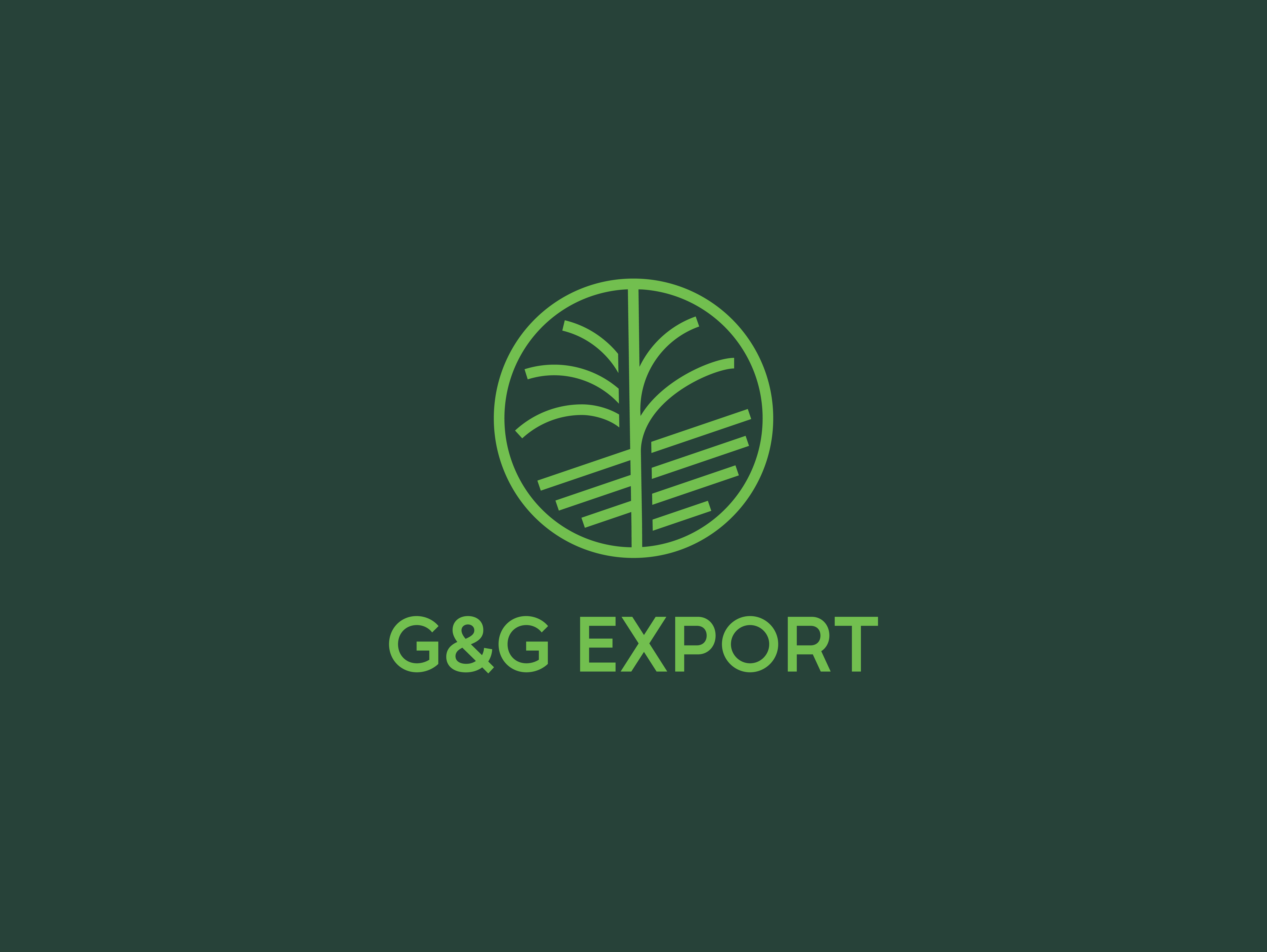 Thiết kế logo dự án G&G EXPORT