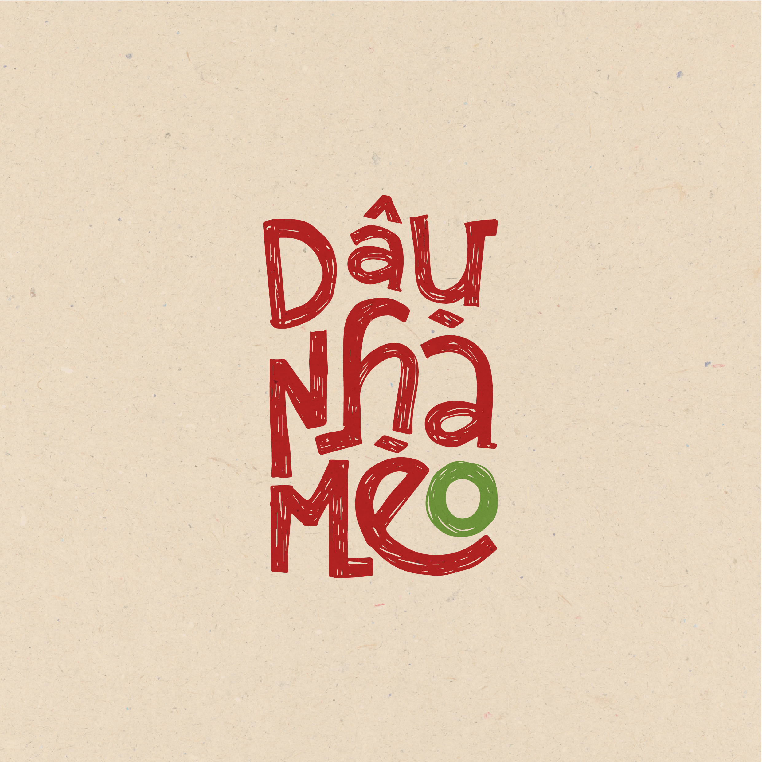 Thiết kế logo dự án Dâu Nhà Mèo 