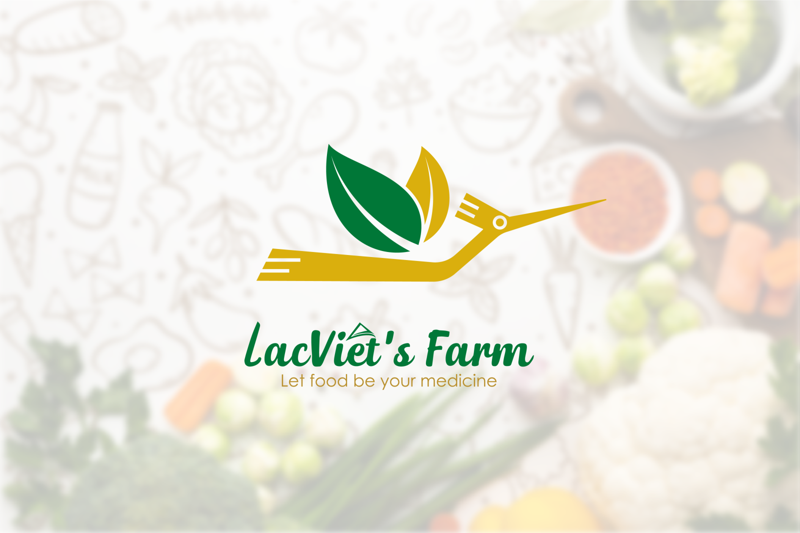 thiet ke logo lacviet Farm