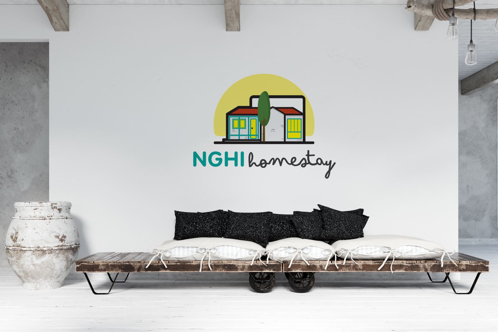 THIẾT KẾ LOGO NGHI HOMESTAY