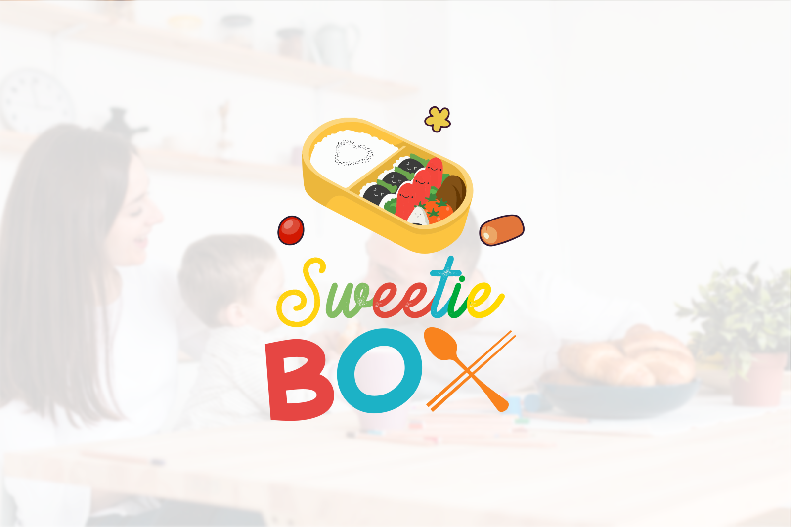 thiết kế logo food Sweetie Box